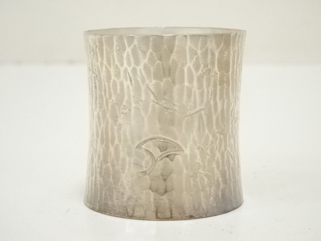 道具 ] - 道具 竹影堂造 銀仕上銀杏紋蓋置（共箱） | ネットショップ圭